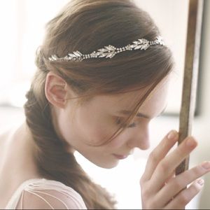 Jennifer Behr Diamond Leaves bridal headwrap